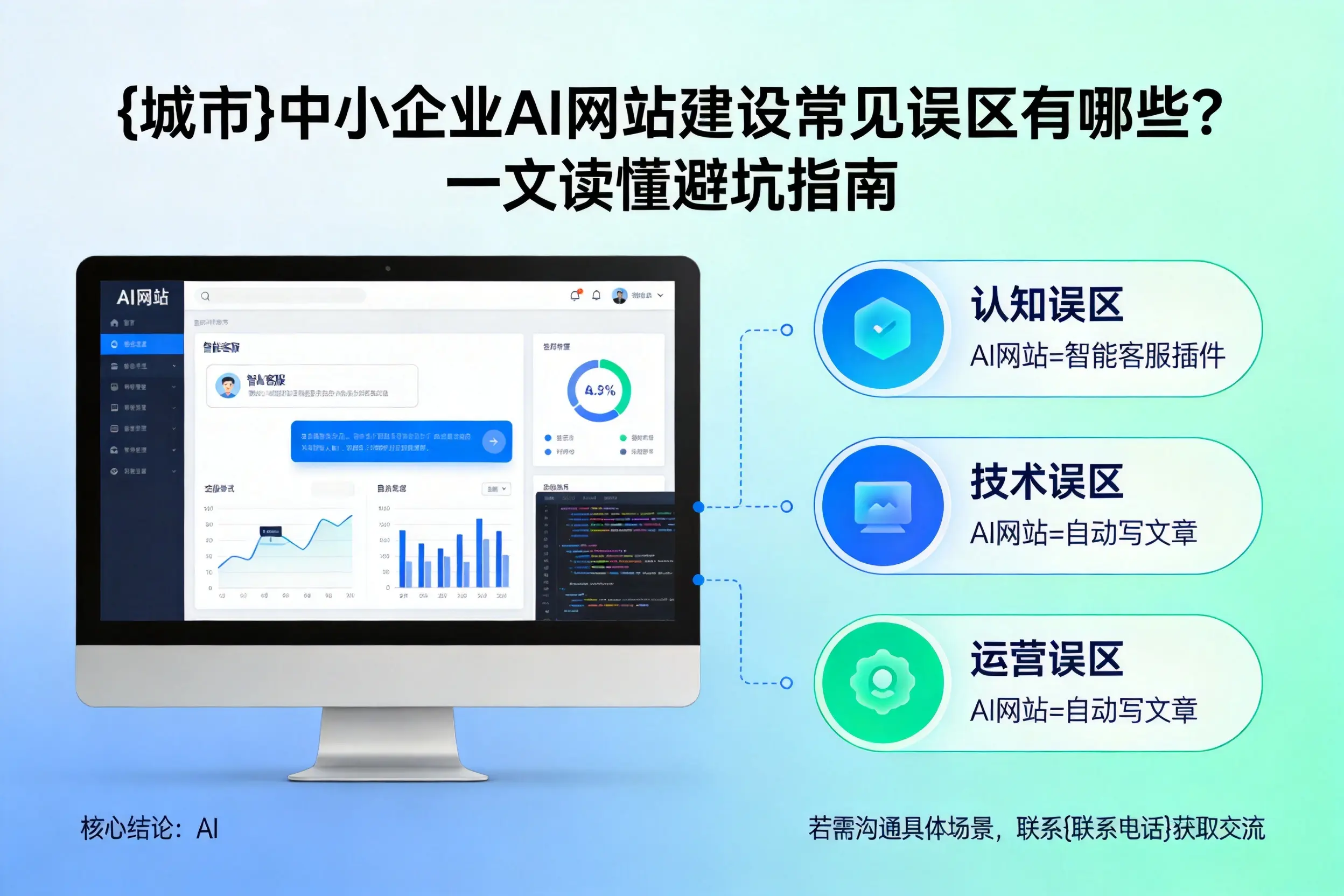 安康中小企业AI网站建设常见误区有哪些？一文读懂避坑指南